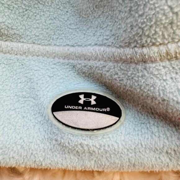 Under Armour Womens UA Storm Fleece Running Light Blue Beanie Hat - Picture 3 of 6